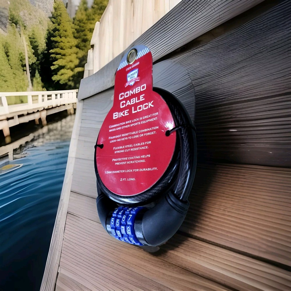 BUNKER HILL SECURITY Combination Cable Bike Lock