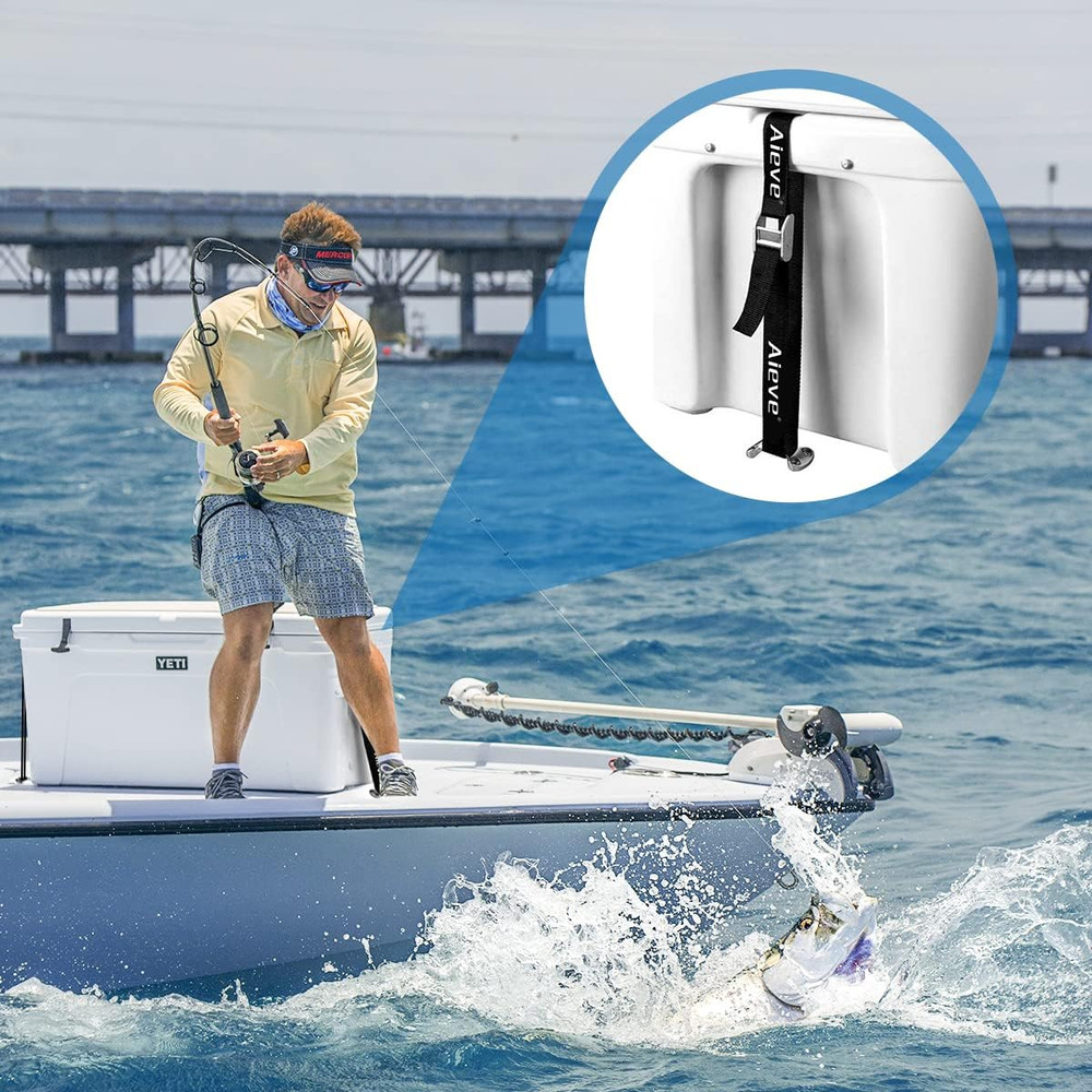 Aieve Cooler Tie down Straps Kit - Ice Chest Lock Bracket - Cooler Accessories S