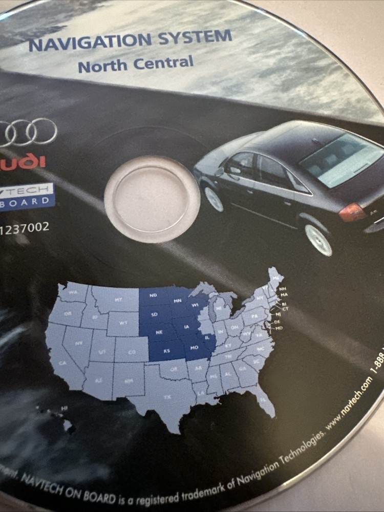 2003 Audi Navtech Navigation Disc For North Central OEM AUDI W531237002 AUDI OEM
