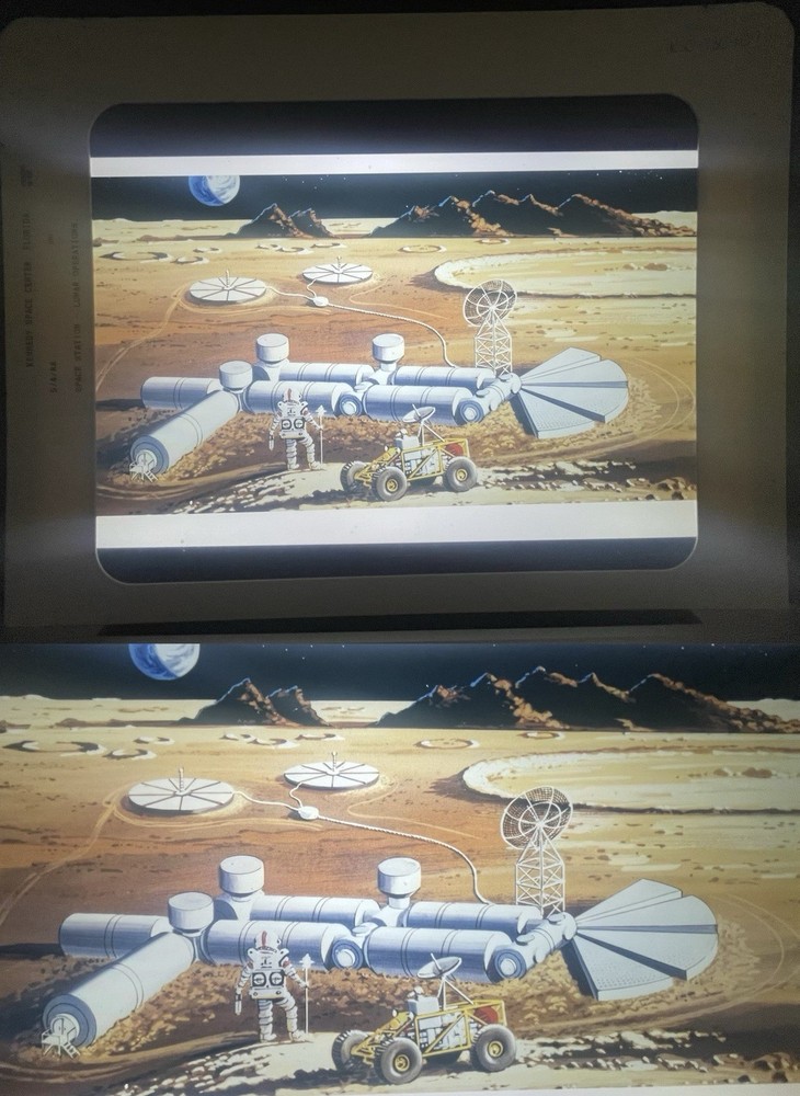 1972-1990 NASA Space Shuttle Program 100+ Large Transparency Presentation lot