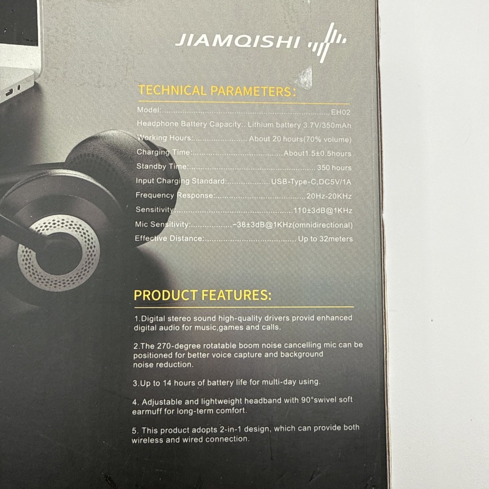Jiamqishi Computer Headset EH02