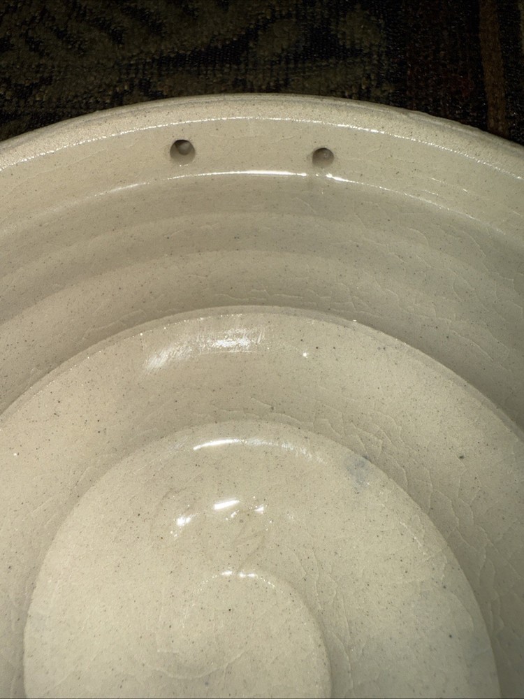 Irish Celtic Trivit Hand Thrown Porcelain 7” Round