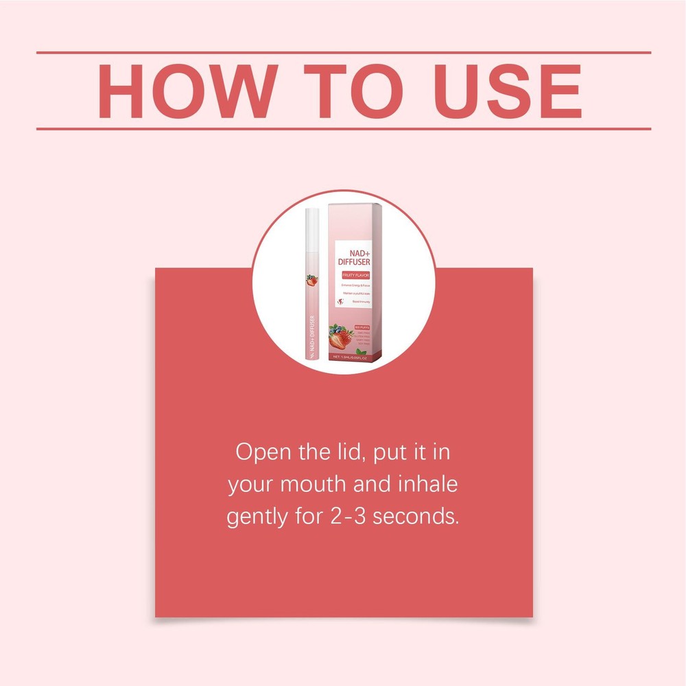 Herbal Diffuser Pen - Strawberry Mint Extract -Herbal Aromatherapy