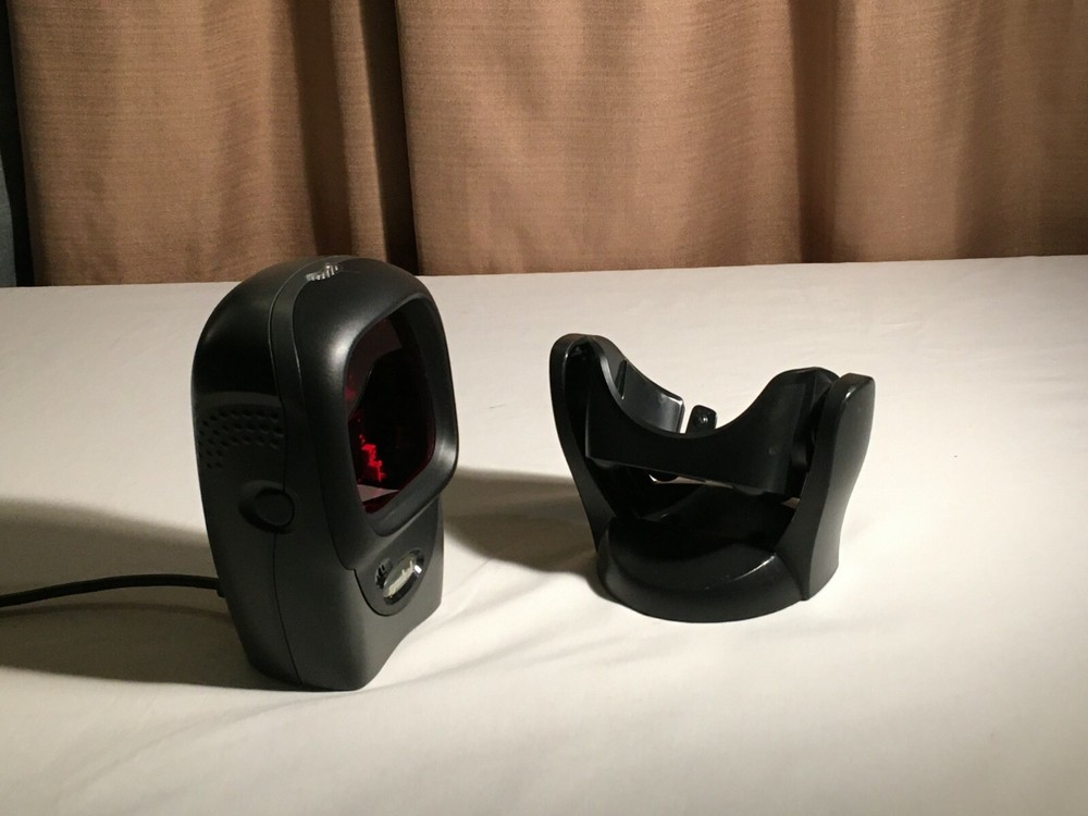 Symbol LS9208 Presentation Scanner with OEM USB Cable and Angle-adjustable Base