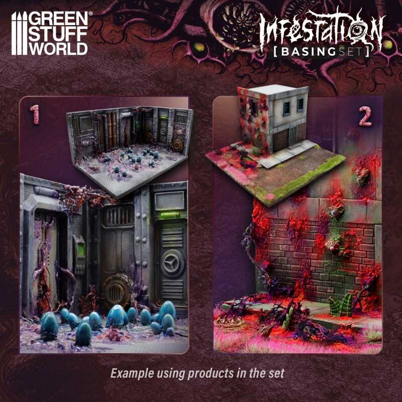 Basing Sets - Infestation - Wargames Alien Space Miniature Diorama