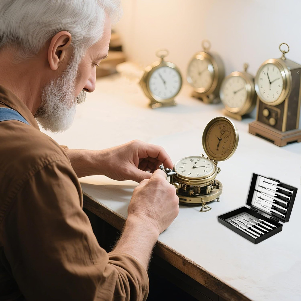 11PCS Small Precision Screwdriver Set, Premium Mini Screw Driver Set Kit, 6 Diff