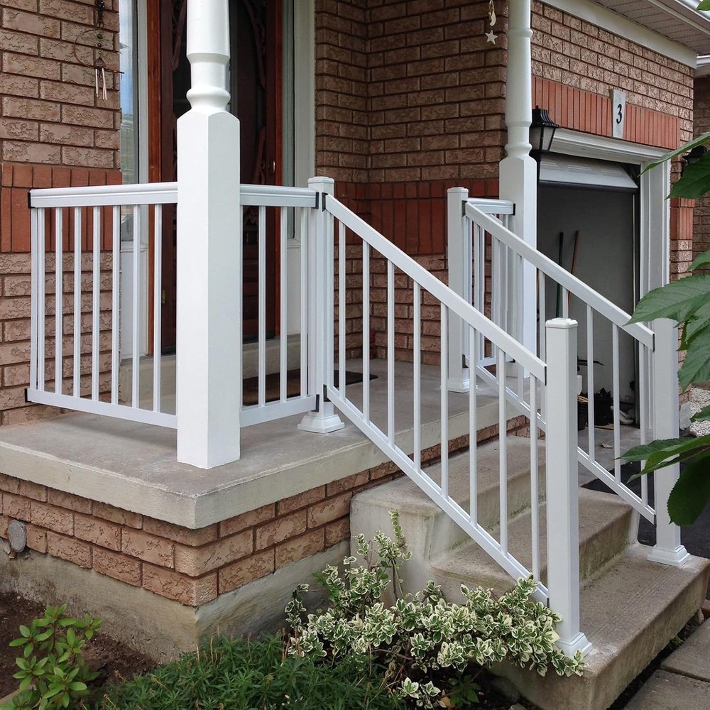 Quick-Install 20 Nylon Deck Brackets with 120 Screws for Secure Railing Support