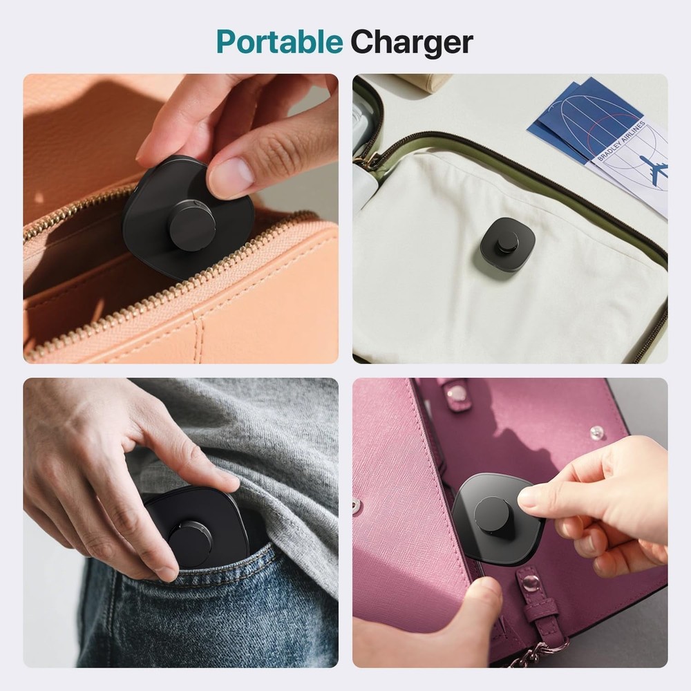 Essential Black Charger for O-ra Ring Gen 4 Size 9 - Fast Charging Solution