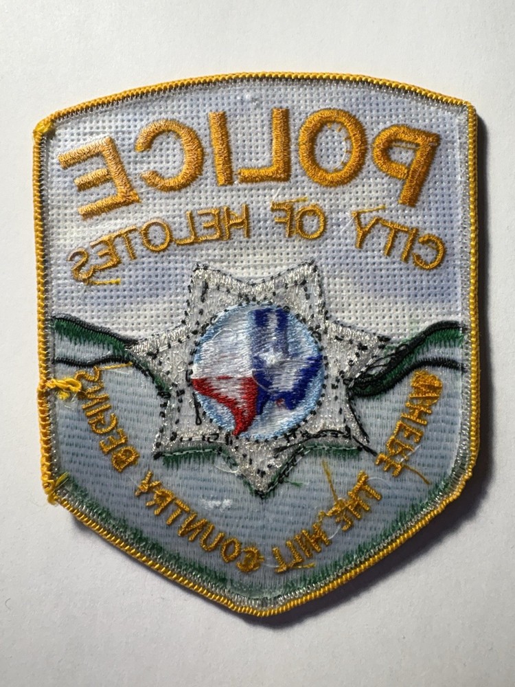 Helotes Texas Police Patch ~ Style 1