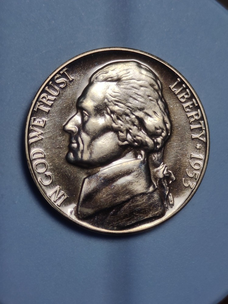 1953 Proof Jefferson Nickel #ALB
