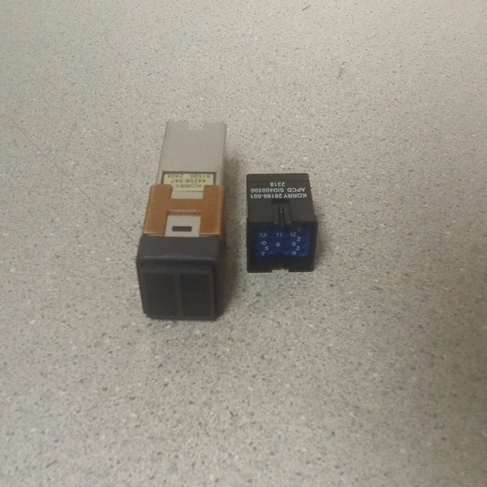 Korry Aviation Push Button Switch 44258-547 + 28196-001