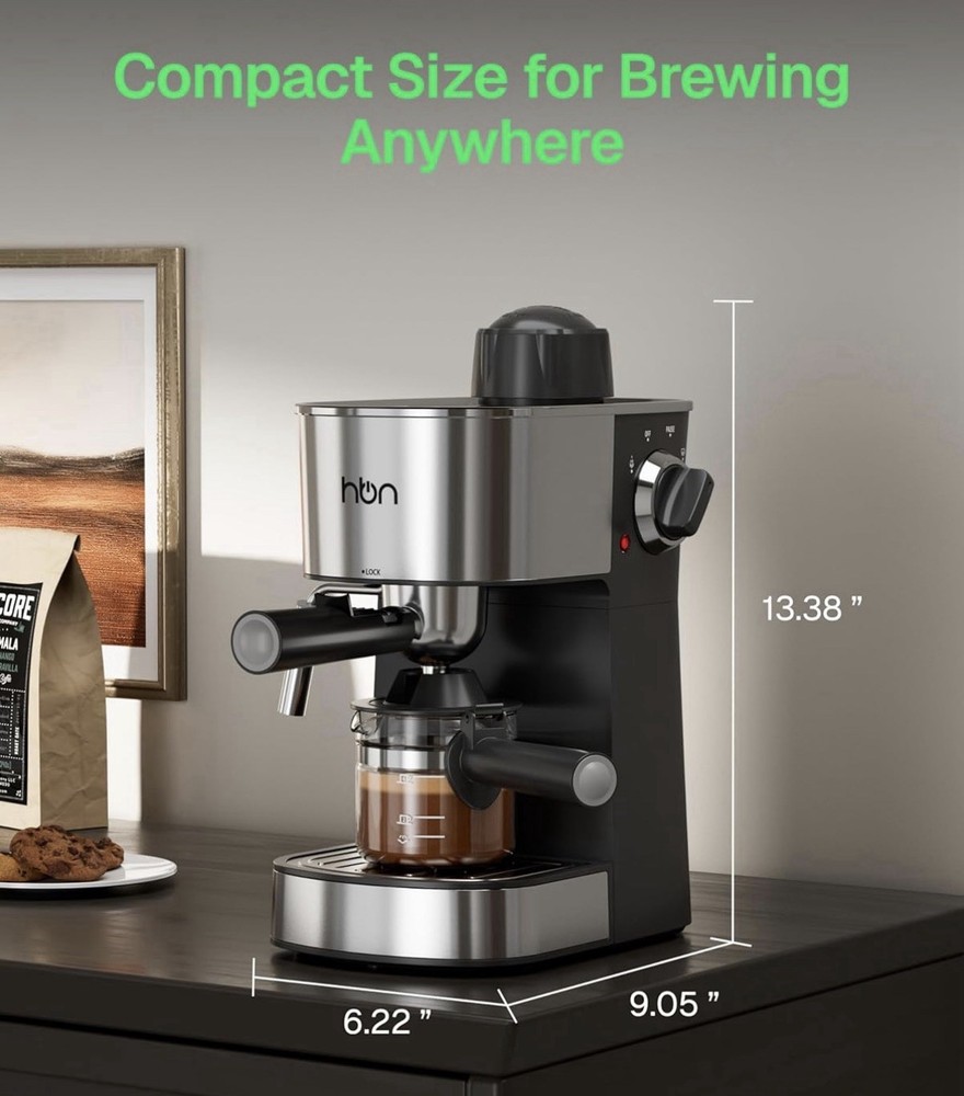 HBN Espresso machine 3.5 Bar Cappuccino And Latte Maker