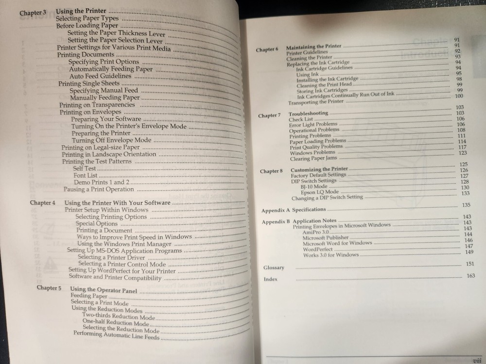 Canon BJ-200ex Bubble Jet Printer User's Manual