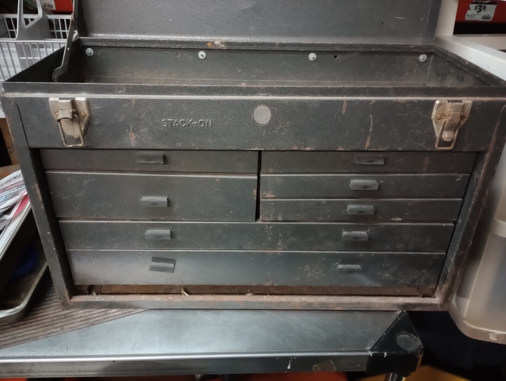 STACK ON TOOLBOX MACHINIST'S TOOL BOX DRAWER SLIDE. 8" LONG. #335