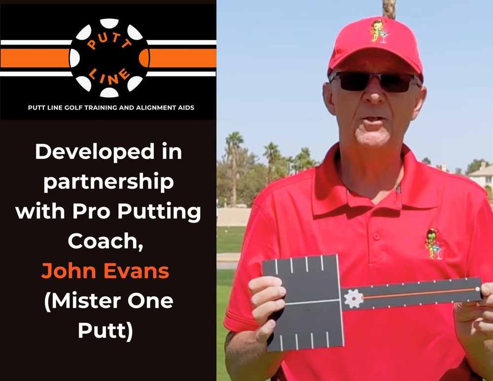 Putt Ruler - Golf Putting Alignment Training Aid - Precision T-Ruler for Stro...