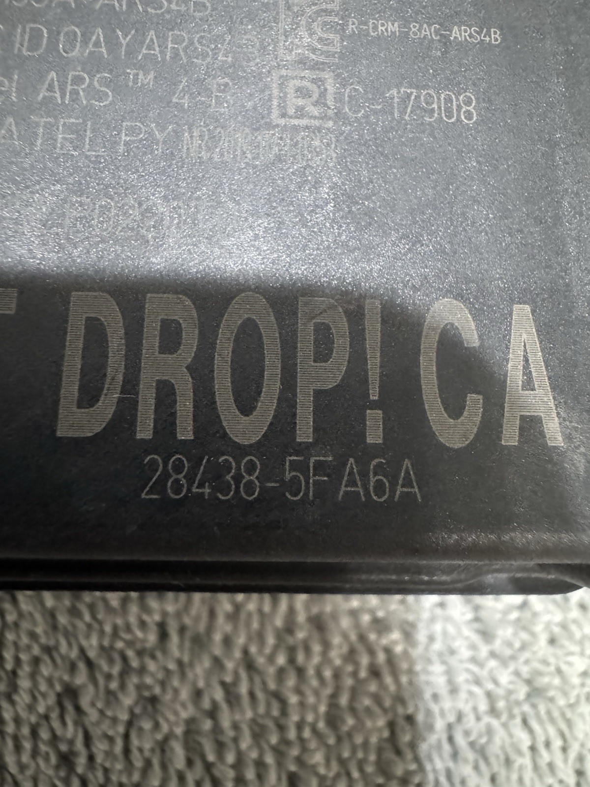 FOR NISSAN CRUISE CONTROL RADAR DISTANCE SENSOR OEM 28438-5FA6A