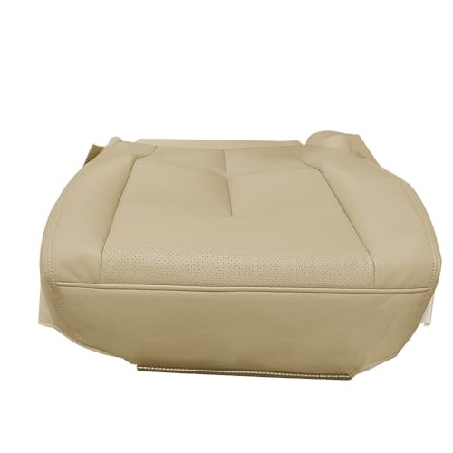 Perforated Leather Seat Cover, Replacement Tan Front Driver Side Driver Bottom