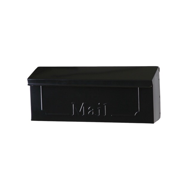 Architectural Mailboxes Wall Mount Mailbox Galvanized Steel Black 15.1" x 6" 🔥