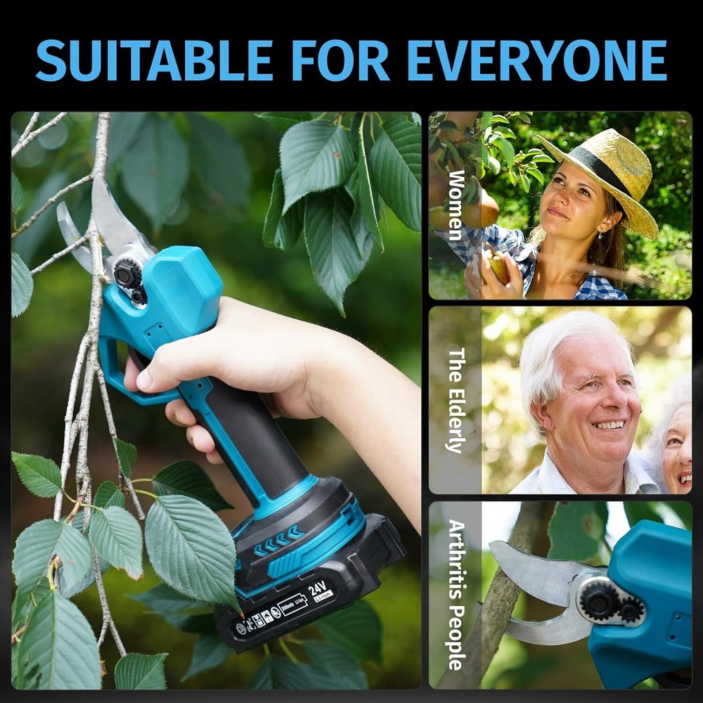 Electric Pruning Shears for Gardening,Battery Powered Pruning Shears