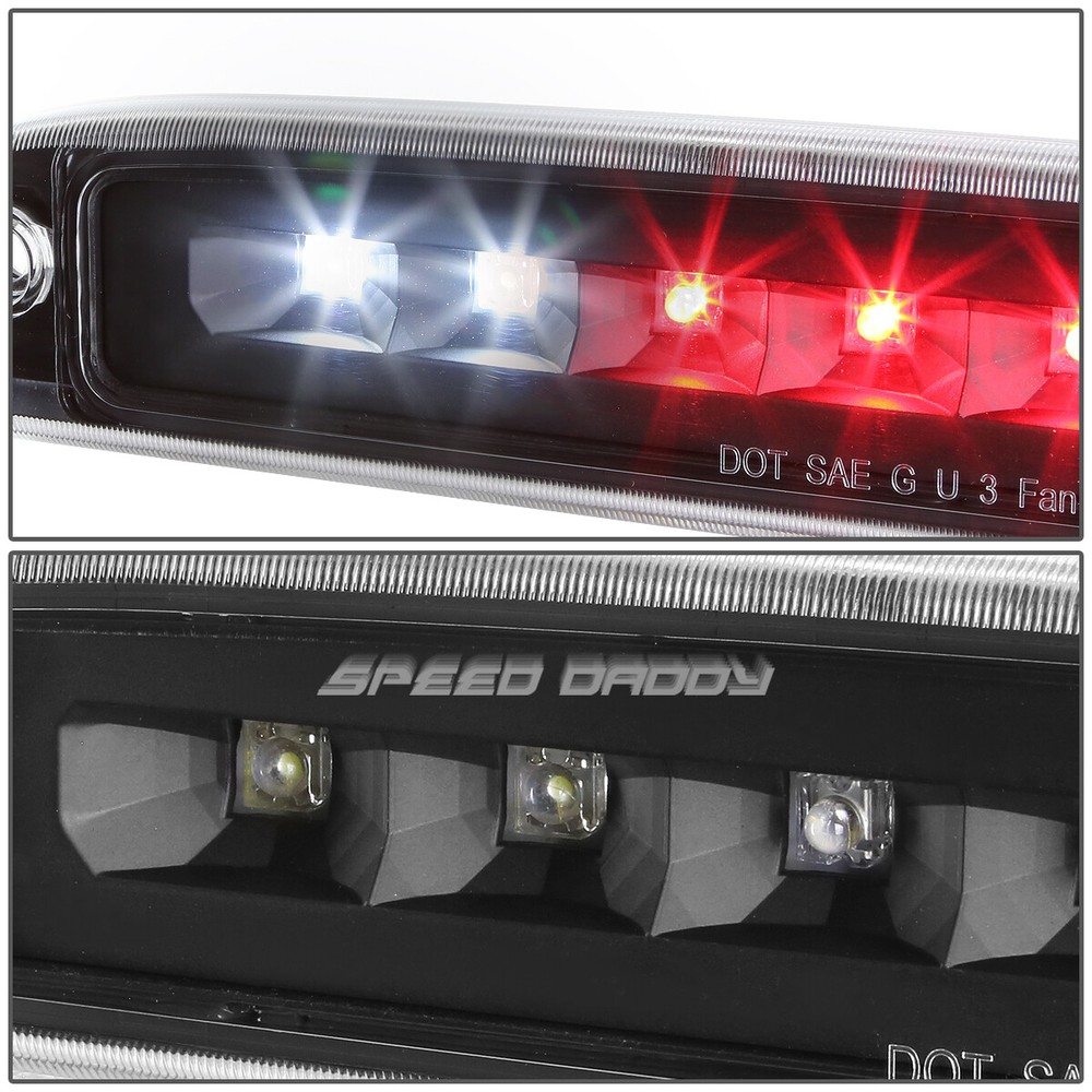 FOR 97-07 DODGE DAKOTA LED THIRD 3RD TAIL BRAKE LIGHT REVERSE CARGO LAMP BLACK