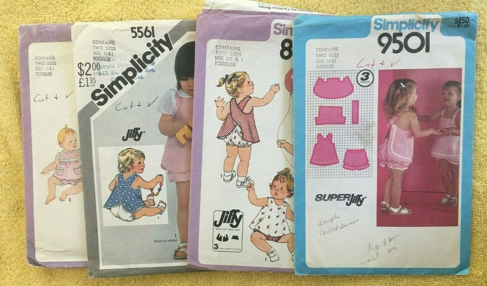 Simplicity Patterns ~ CUT PATTERNS ~ All Size 1/2-1 * ~ * ~ * ~ * ~ Listing 1059