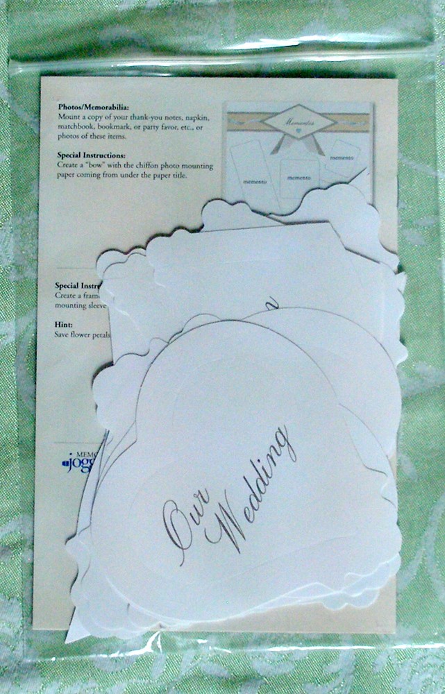 Creative Memories Wedding Accents Paper Titles Frames