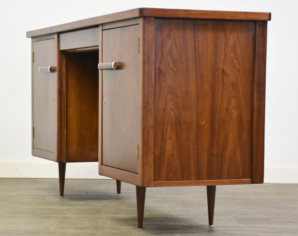 Walnut Mid Century Modern Desk