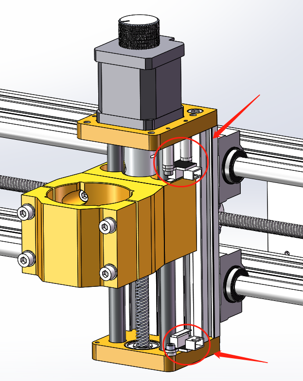 3D Printer Accessories Vertical Mechanical Limit Switch Stroke Reset Switch