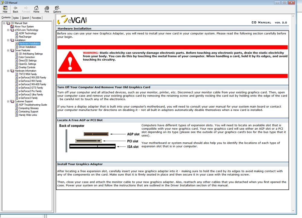 eVGA Display Driver w/ DirectX Installation CD-ROM for Windows