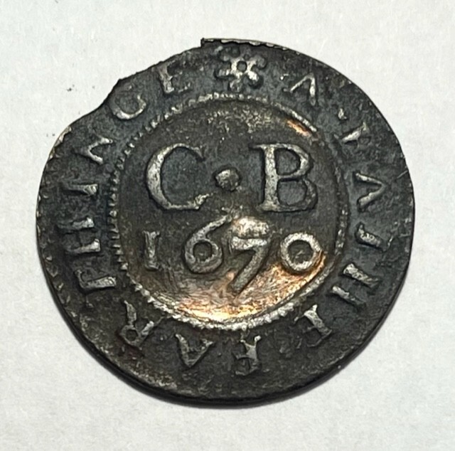 GREAT BRITAIN - Charles II - Bath Farthing - 1670 - RARE!