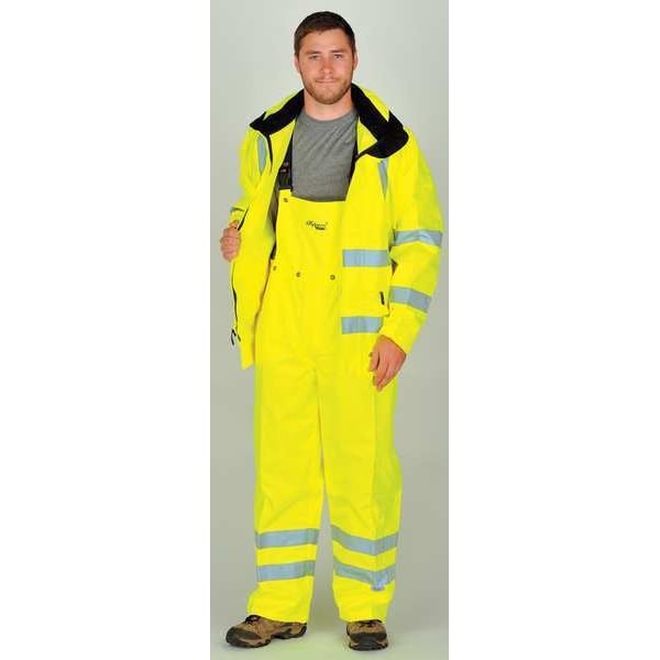 Viking D6329jg-Xl Hi-Viz Safety Jacket, Polyester, Polyurethane, Class 3 Type