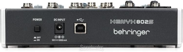 Behringer Xenyx 802S 8-channel Analog Streaming Mixer