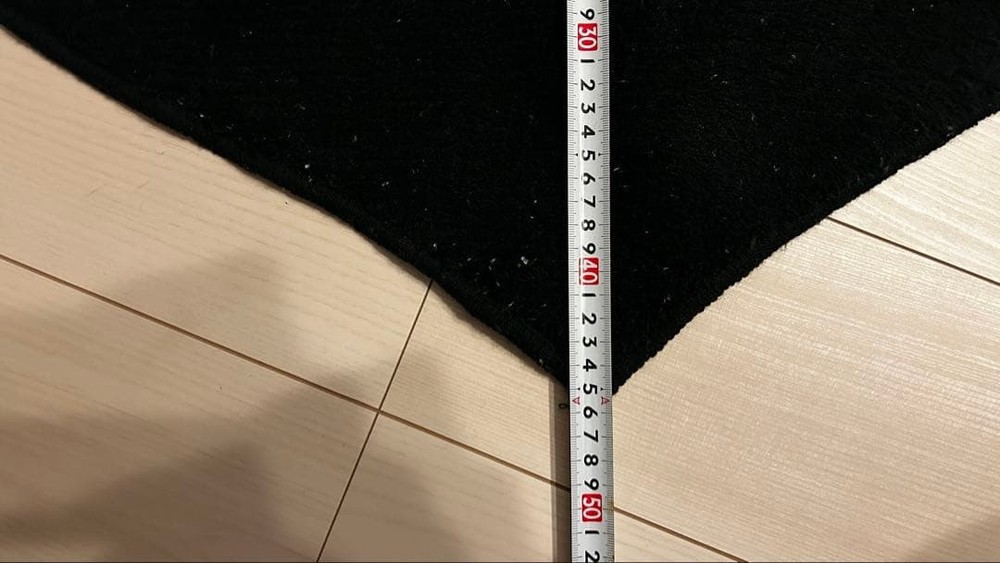 lemoned floor mat black