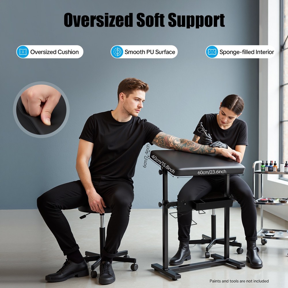 Tattoo Armrest Stand, Armrest Stand, Height Adjustable Armrest Bracket