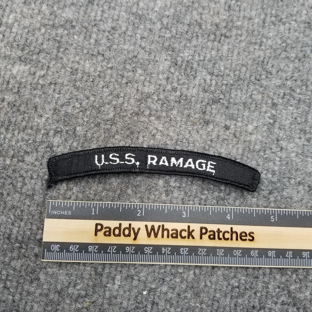 US Navy USS Ramage Tab Patch