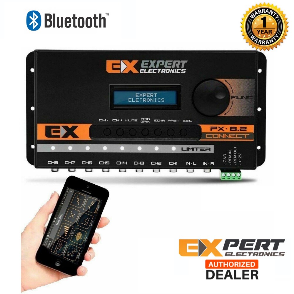Expert PX8.2 Connect Processor  Bluetooth Crossover Digital Car Audio