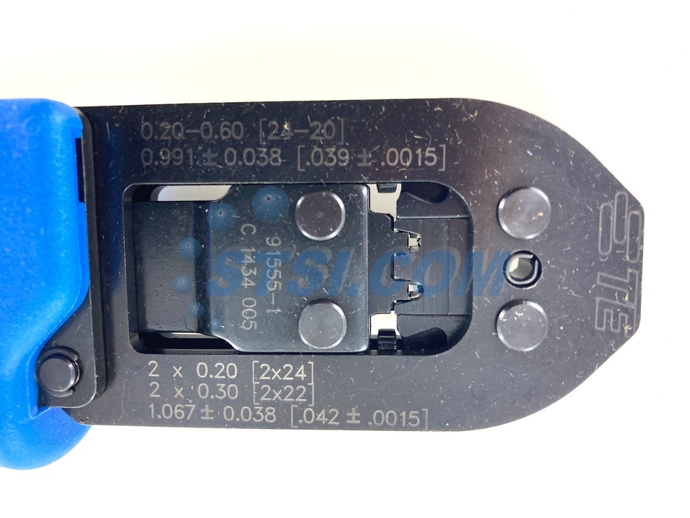TE Connectivity Hand Crimp Tool 91555-1 ~STSI
