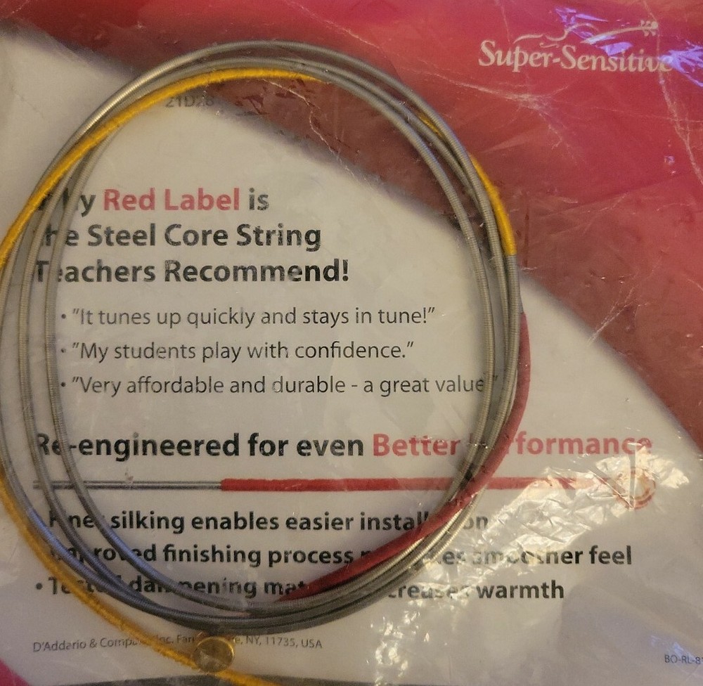 Red Label Bass E Single String 3/4 Regular