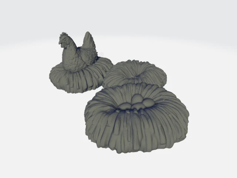 StoneAxe Miniatures - Hen Nest