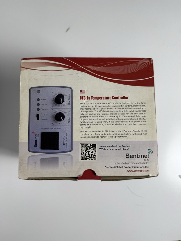 Sentinel GPS BTC-1a Basic Temperature Controller – New , Tested & Working