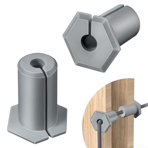 2 PCS Cable Routing Kit Compatible with Starlink Ethernet Cable Rubber Grey