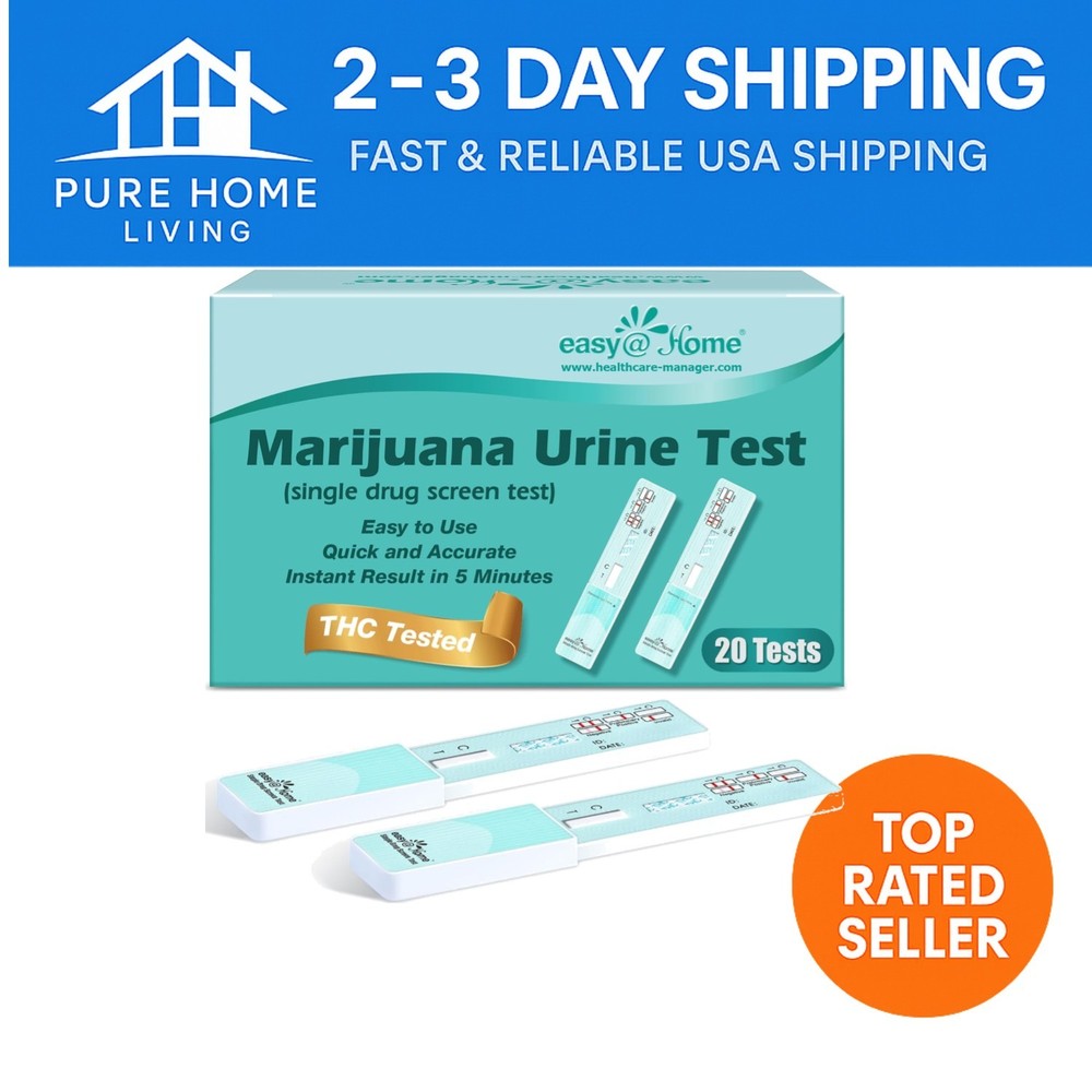 Budget-Friendly 20 Pack THC Drug Testing Kit for Home Use - Easy & Reliable