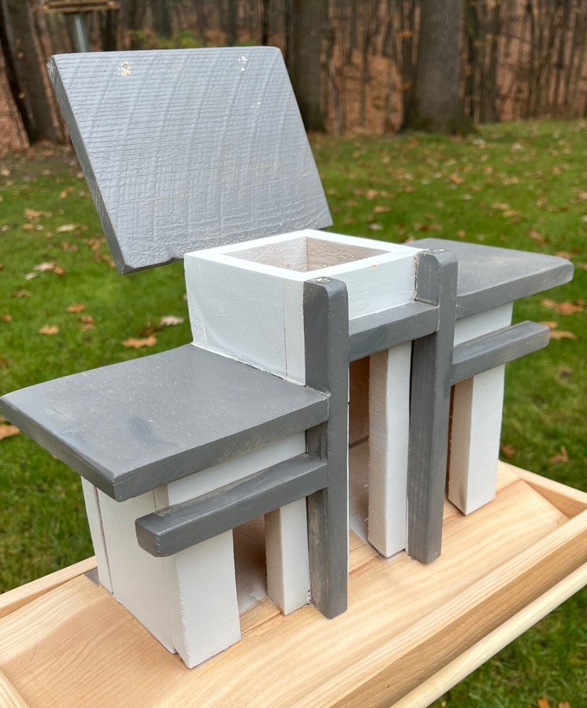 Bird Feeder Hill Side 2 Tone Contemporary