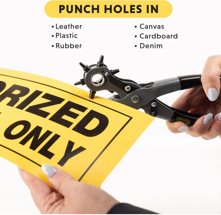 General Tools #72 Spring Tension Revolving Punch A0