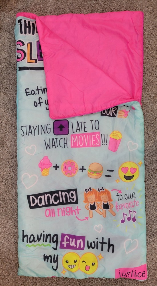 Justice Sleeping Bag SLEEPOVERS 60x30