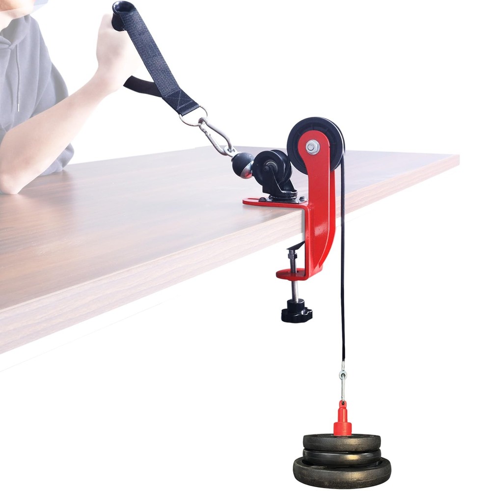 Arm Wrestling Training Pulley System Professional, Forearm Workout Table Equi...