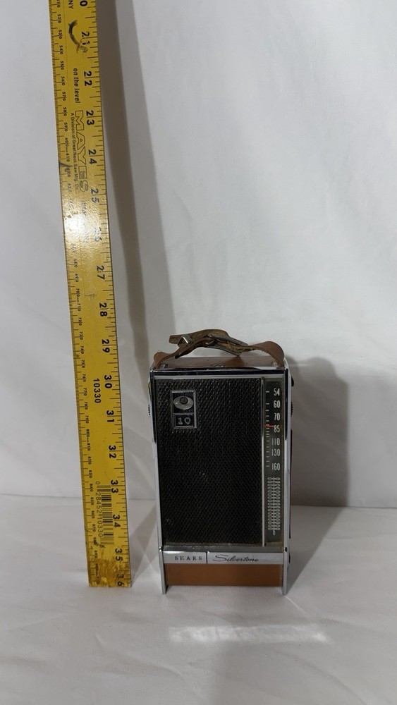 Vintage Sears Silvertone Portable Transistor Radio – 1950s/60s – Untested