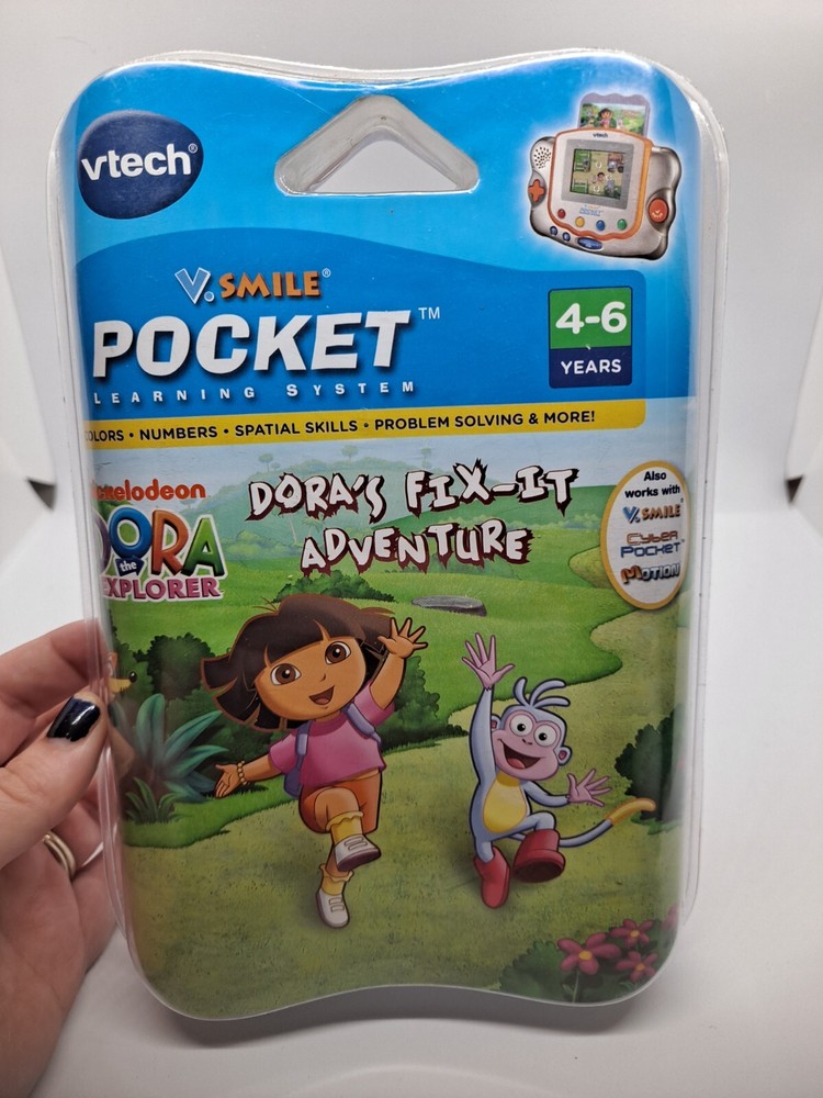 vtech vsmile pocket learning system Dora's Fix-it Adventure Game (2011)