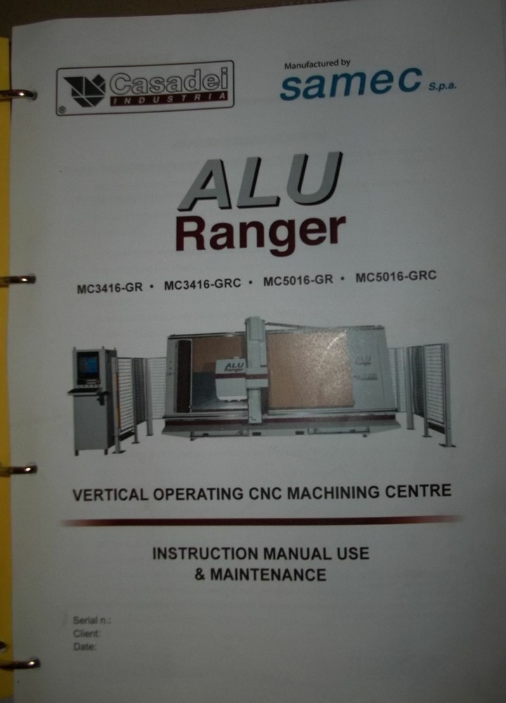 Cascade Industria ALU #MC3416-MC5016 Instruction Manual Technical Information