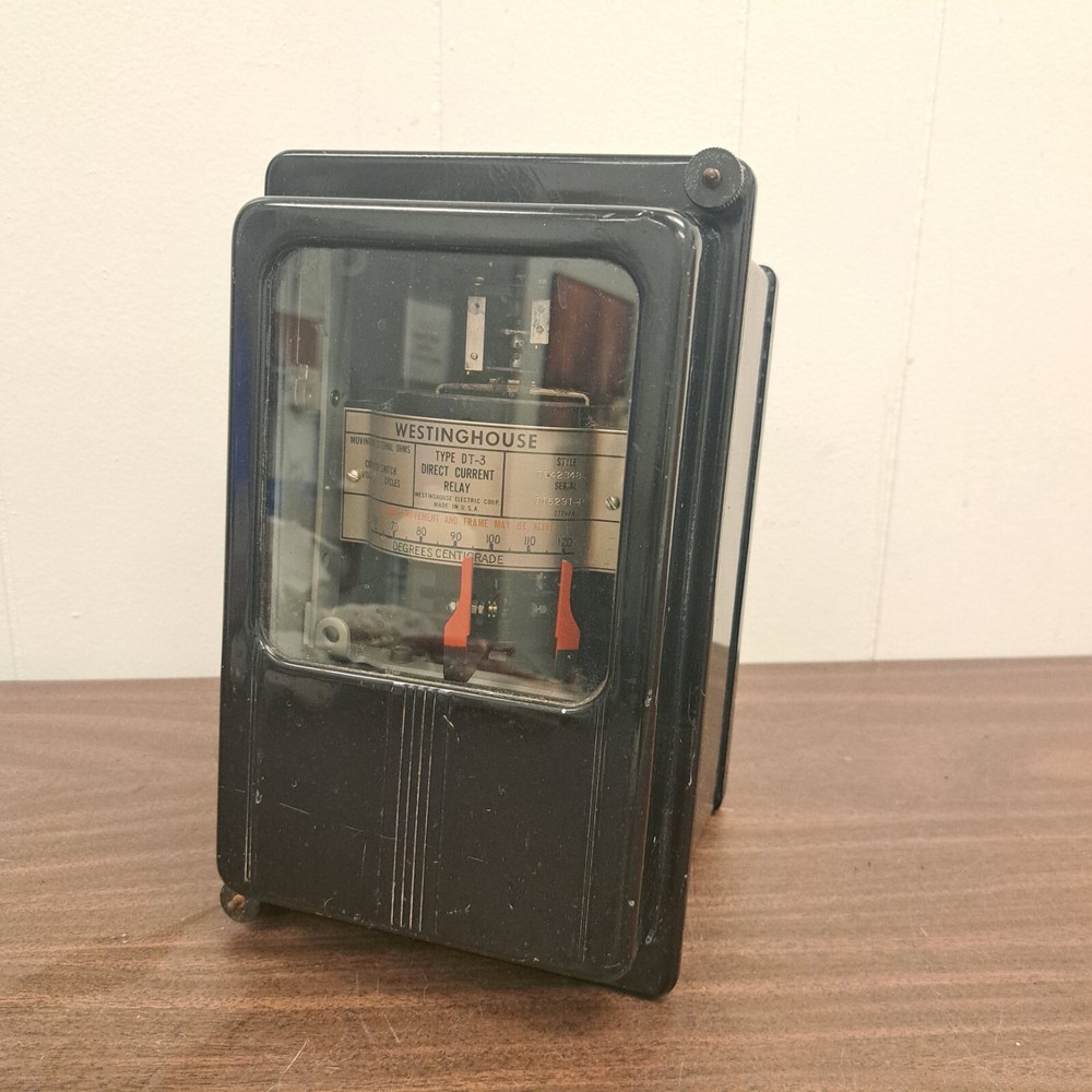 WESTINGHOUSE SENSING CONTROL RELAY TYPE DT-3 120V Style 1552348